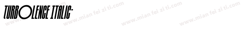 Turb0lence Italic字体转换